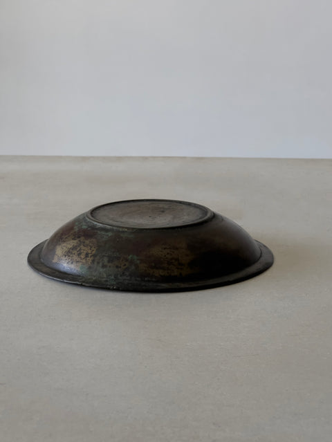 Antique Bronze Plate
