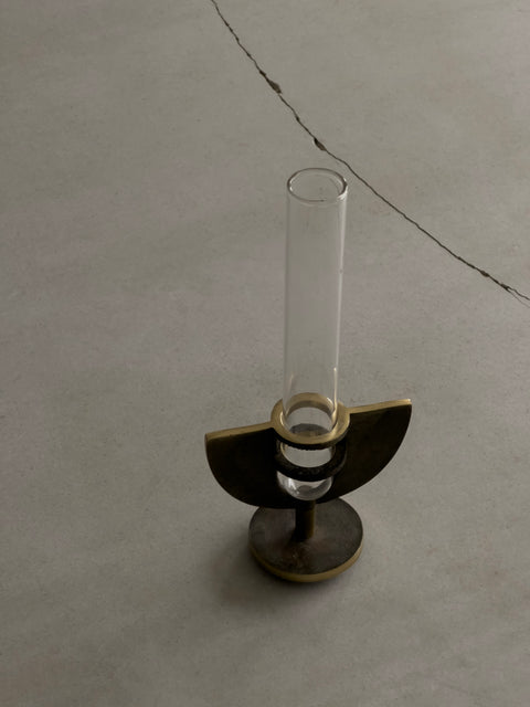Bronze Soliflore Vase & Candle Holder