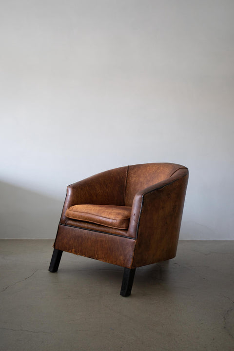 Sheepskin Leather 'Charel' Chair