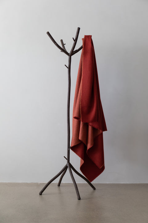Red Cashmere Throw
