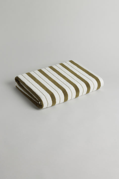 Madison Bath Sheet, Caper & Chalk