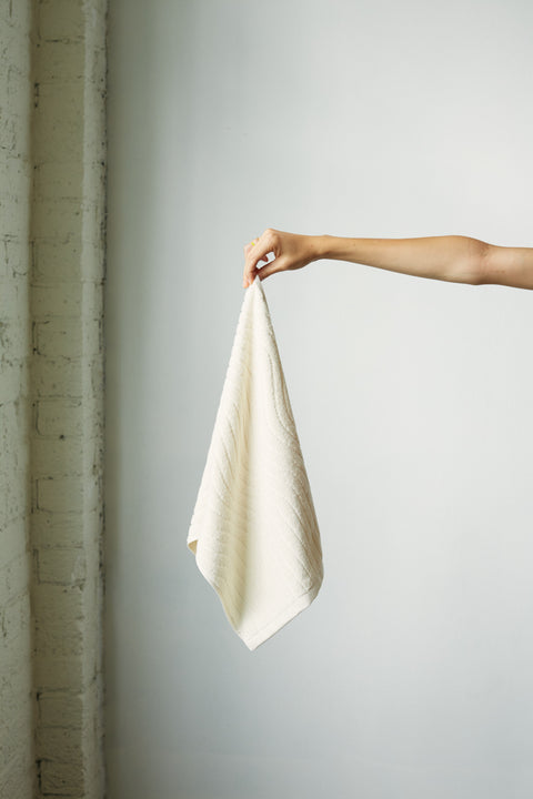 Virginia Hand Towel, Ivory